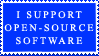 i support open-source software